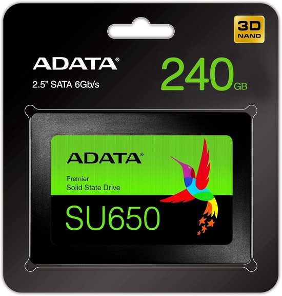 Interne SSD - Solid State Drive - PC Upgrade - 3D NAND Flash - 240GB - zwart — afbeelding 2