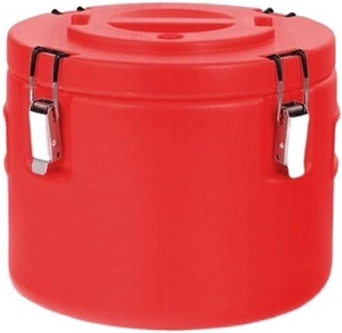 Draagbare geïsoleerde soepcontainer, warme en koude geïsoleerde emmer, grote voedselverwarmers, for restaurantsfeesten(Rot)