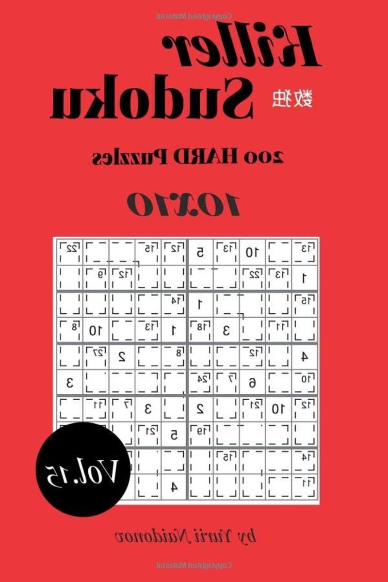 Killer Sudoku - Logische Puzzels - Hersenen Trainen - 200 Moeilijke Puzzels - 10x10 Raster - Niet Van Toepassing