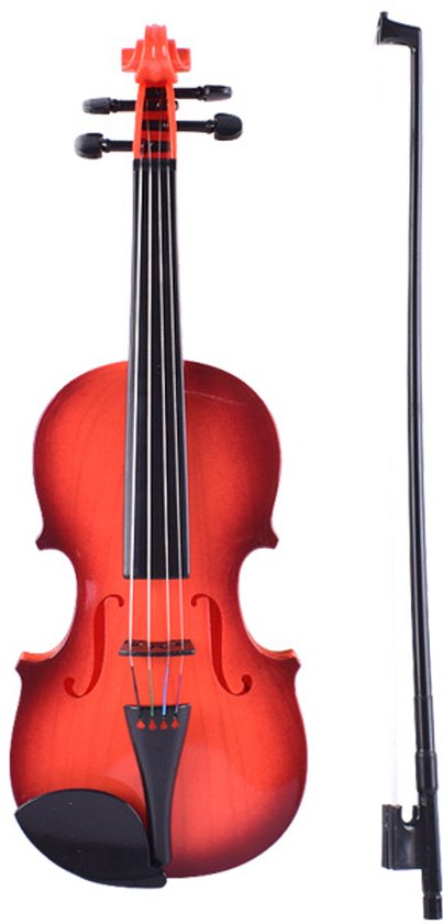 Viool, kinderviool - Educatieve muzikale speelgoedviool Geschikt voor kinderen - Mini peuterspeelgoedviool (48,5 cm)
