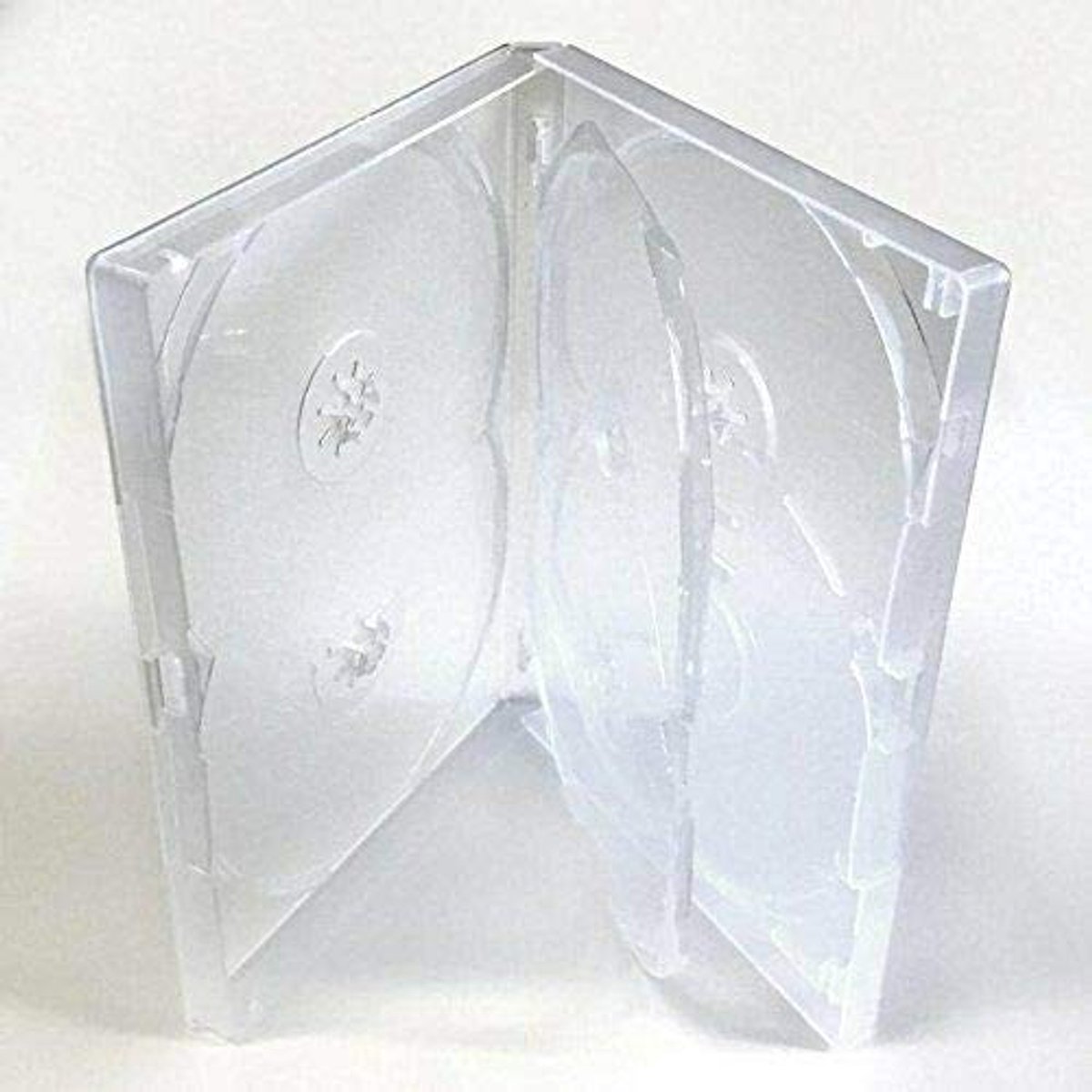 Dailygoods- Dvd Case - 6 Way MultiBox - 10 Stuks - 6 Disc Formats