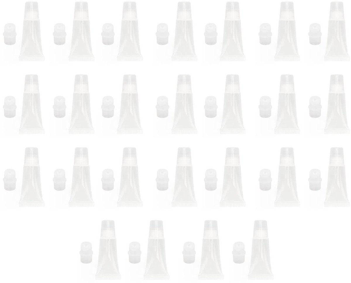 Dailygoods- Lipgloss Tube 25 Stuks - Hervulbare Container - Mini Lege