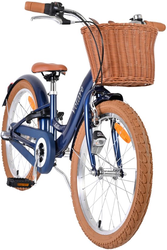 Volare Ashley Kinderfiets - Meisjes - 20 inch - Blauw - Shimano Nexus 3 van Volare — afbeelding 3
