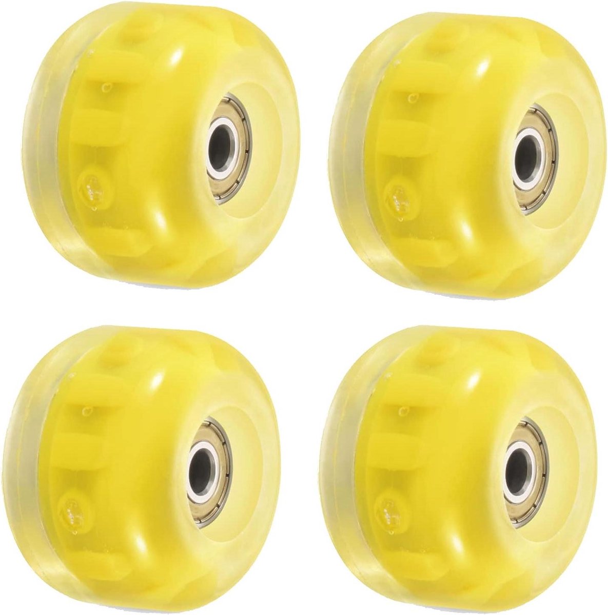 Skateboard Wielen Lichtgevende Wielen Soepel Rijden Inclusief Lagers 54mm 90A