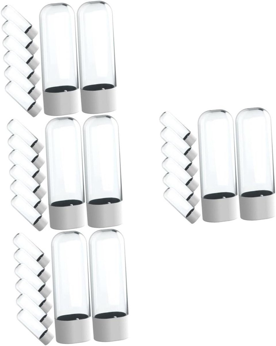 Opzetborstelhoezen Elektrisch - Tandenborstel Beschermers - Reizen en Dagelijks - Stofdicht en Schokbestendig - 9.10x2.60x2.00CM - Transparant