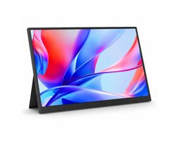 Gloovon® Portable Monitor 17.3 inch - 144Hz & 1ms IPS - Full HD 1080p met USB-C & HDMI Aansluiting - Ingebouwde Standaard