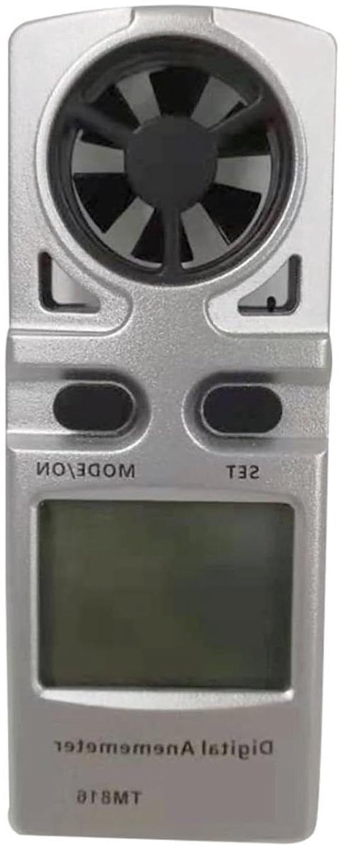 Digitale Windmeter - Wind Test Meter - Weer Meten - Hoge Gevoeligheid - Compact Ontwerp - Zilver