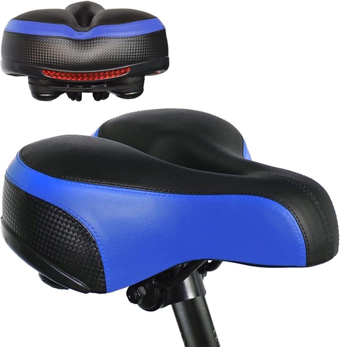 ZXM Solid Kids fietsstoeltje zadel kleine kinderwagen accessoires fietsstoeltje vouwen mountainbike zitkussen zitzak Duurzaam (kleur: blauw)