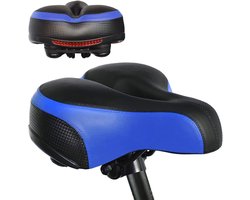ZXM Solid Kids fietsstoeltje zadel kleine kinderwagen accessoires fietsstoeltje vouwen mountainbike zitkussen zitzak Duurzaam (kleur: blauw)