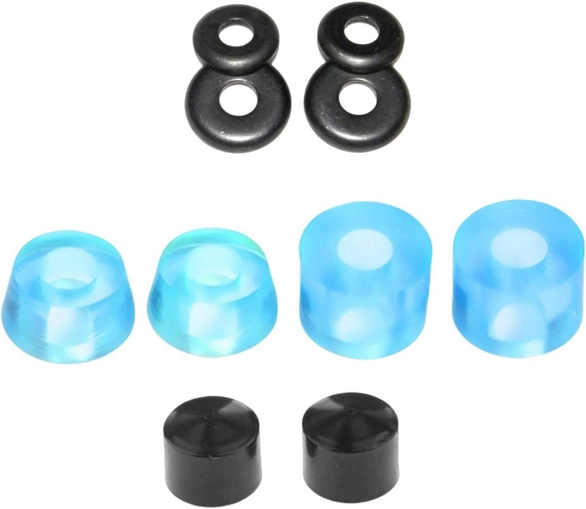 Skateboard bussen kit reserveonderdelen voor vrachtwagens gemiddelde hardheid penschalen inbegrepen duurzame reconstructieset prestatie-upgrade bussen voor beginners D