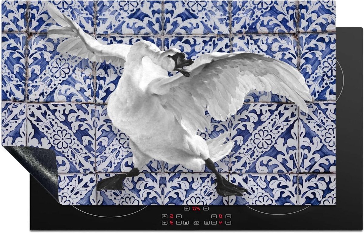 Inductiebeschermer - Kookplaat mat - Keuken verfraaien - Unieke print - 83x51 cm - Multicolor