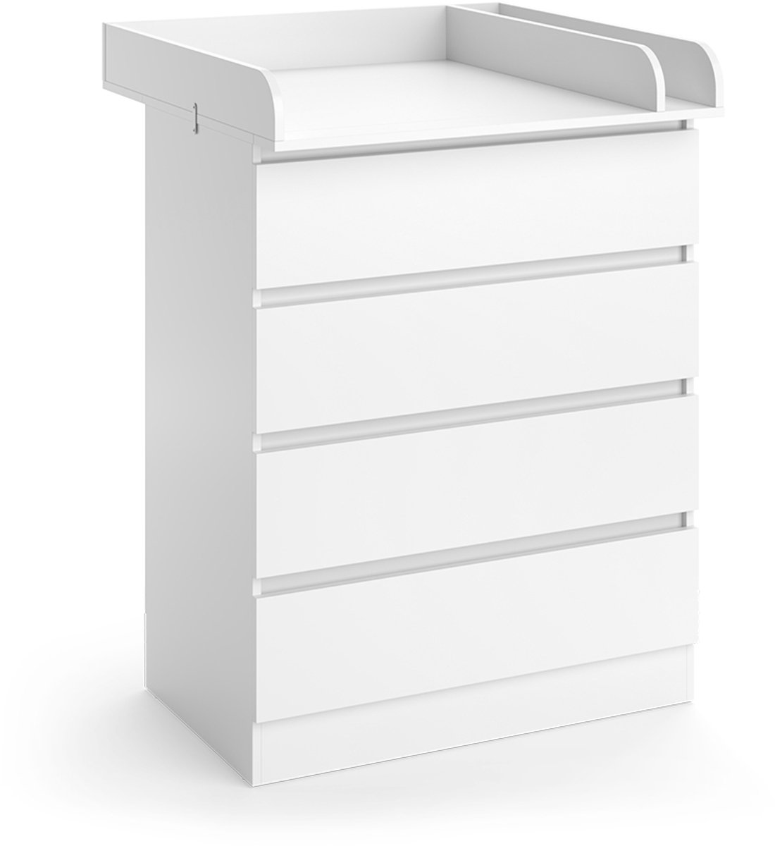 Vitalispa Commode Emmi, Wit, 80 x 111.6 cm met 4 laden