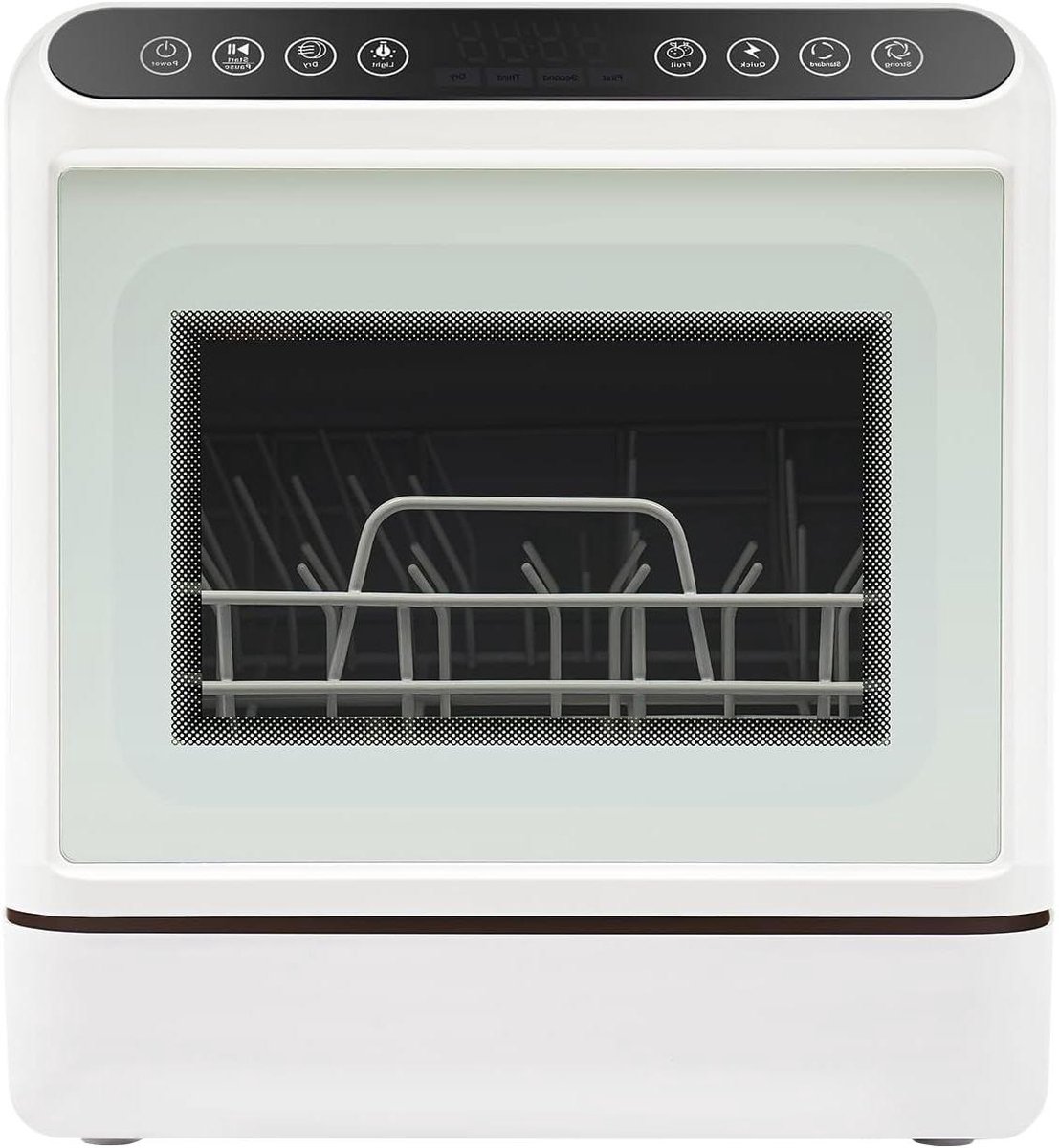 Tafelvaatwasser Mini vaatwasser Keuken schoonmaken Installatievrij 6 liter tank Wit