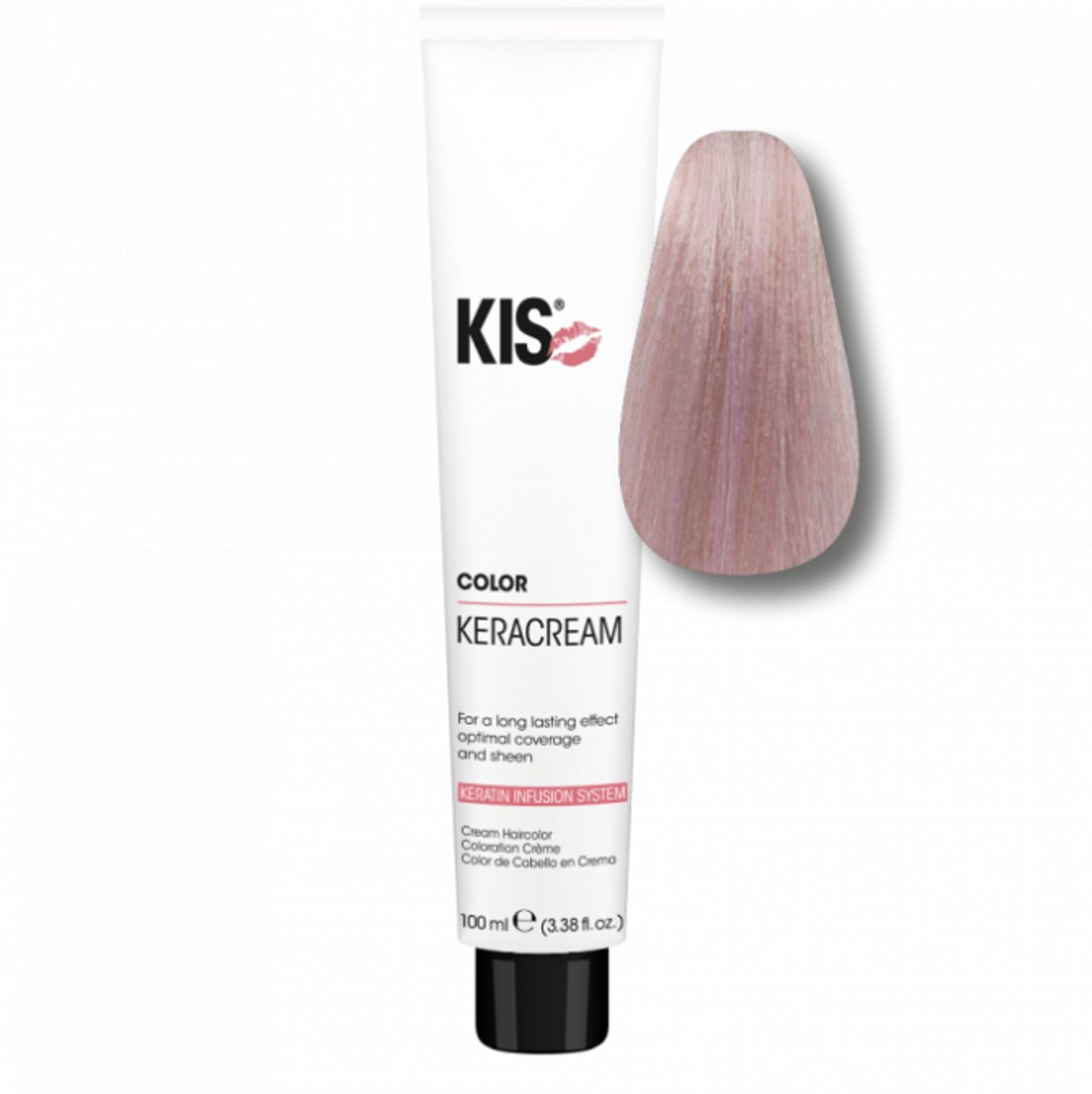KIS Kera Cream Color Haarverf Metallics Rose