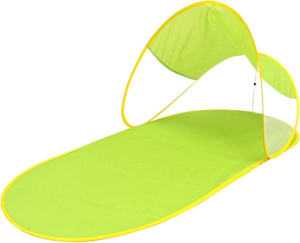 Strandtent - Zonnescherm Hut - Buiten Ontspannen - Automatische Opzet - 140 x 70 cm - Groen