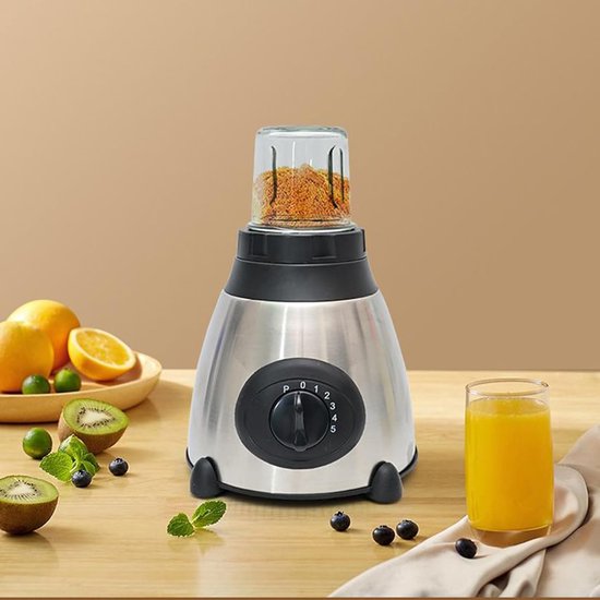 Blender Voor s - Kruidenmaker En Keukenmachine Met Verwisselbare Glazen Beker - Blender,Voor Thuis Gezin Vrienden En Volwassenen In De Keuken van Blender — afbeelding 4
