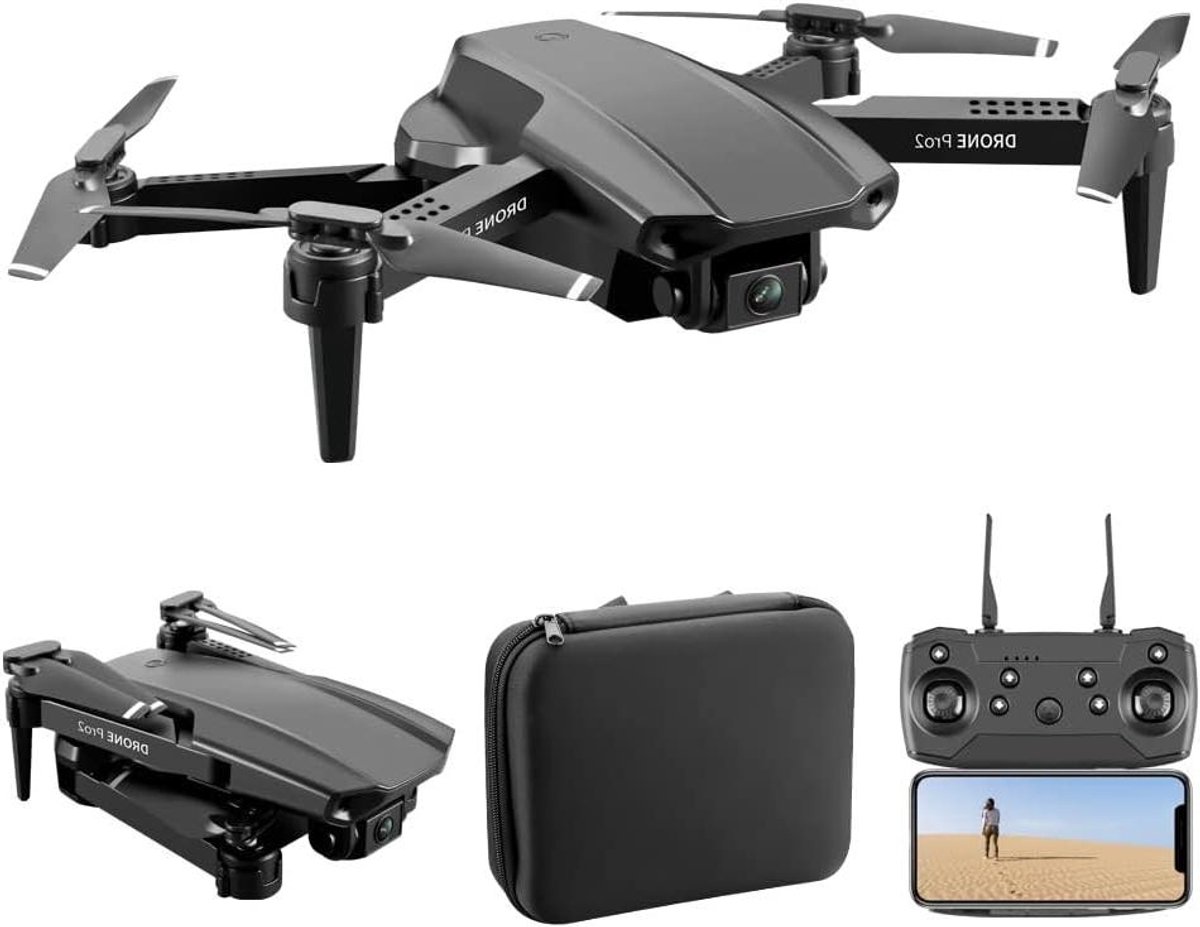 RC Drone - Vliegend Speelgoed - Luchtfotografie - 4K FPV Camera - 300m Afstand - Zwart