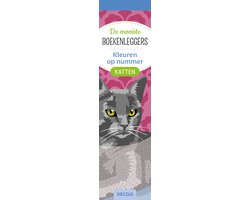 De mooiste kleurboekenleggers Kleuren op nummer - Katten - cover