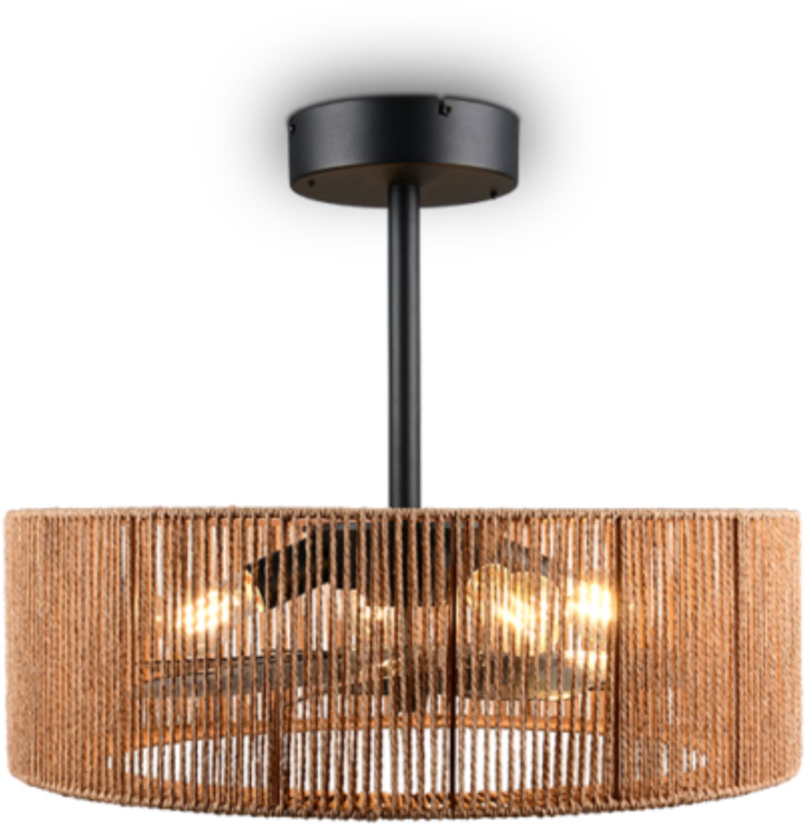 Fantiluxe - Wilma - Plafondventilator zonder lamp - Hout - Ø61cm - Plafond ventilator - Afstandsbediening - Slaapkamer thumbnail 4