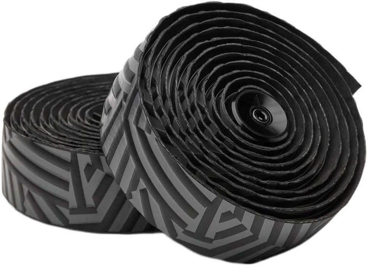 Stuurband - Fietsgrepen - Comfortabel Fietsen - Extra dikke demping - 210 cm - Zwart/Grijs
