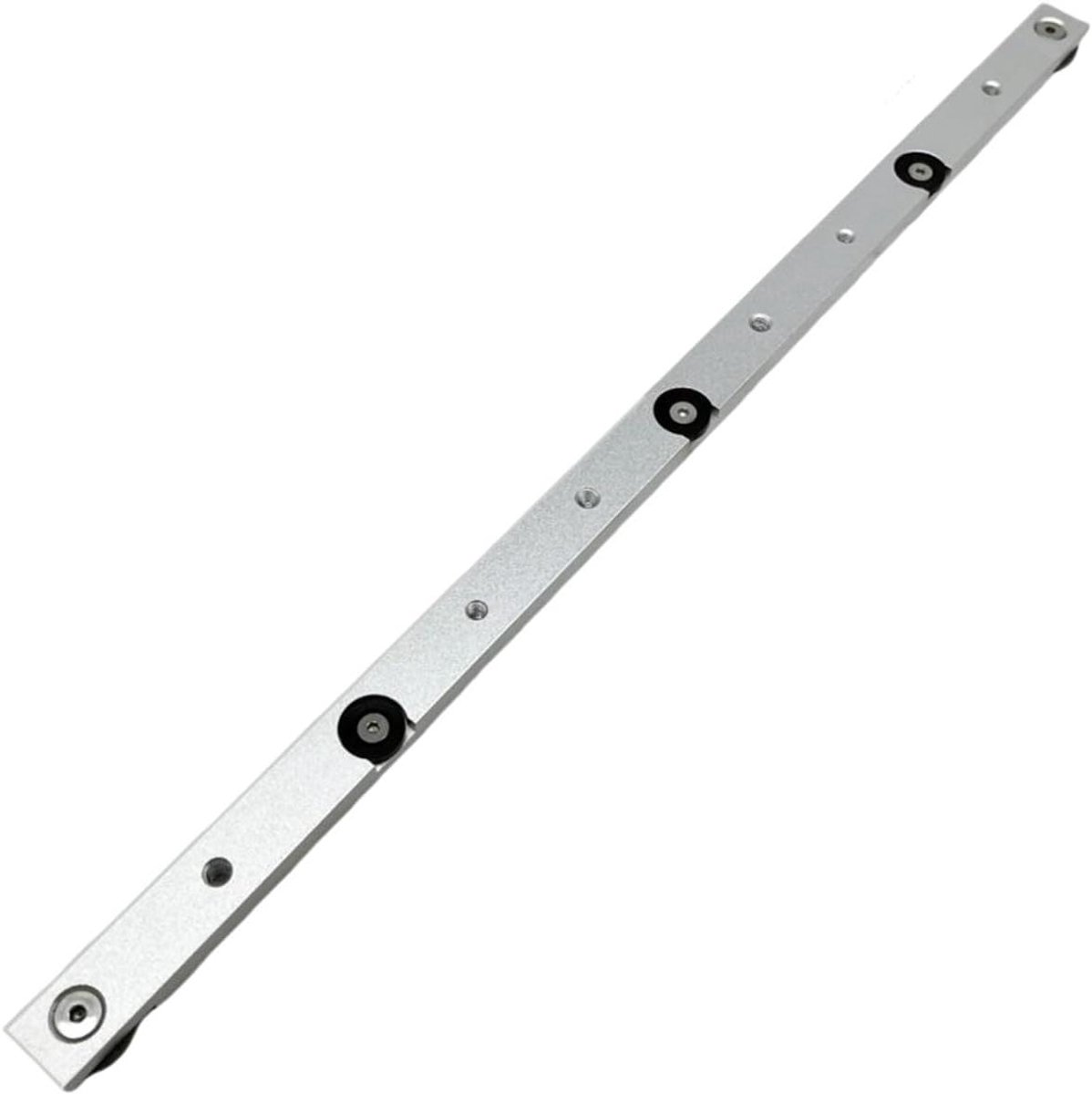 Afkortgeleiders Tafelzaag - Precisie Schuifgeleider - Houtbewerking Precisie - T-Sleufbaan Compatibel - 450mm Lengte - Aluminium