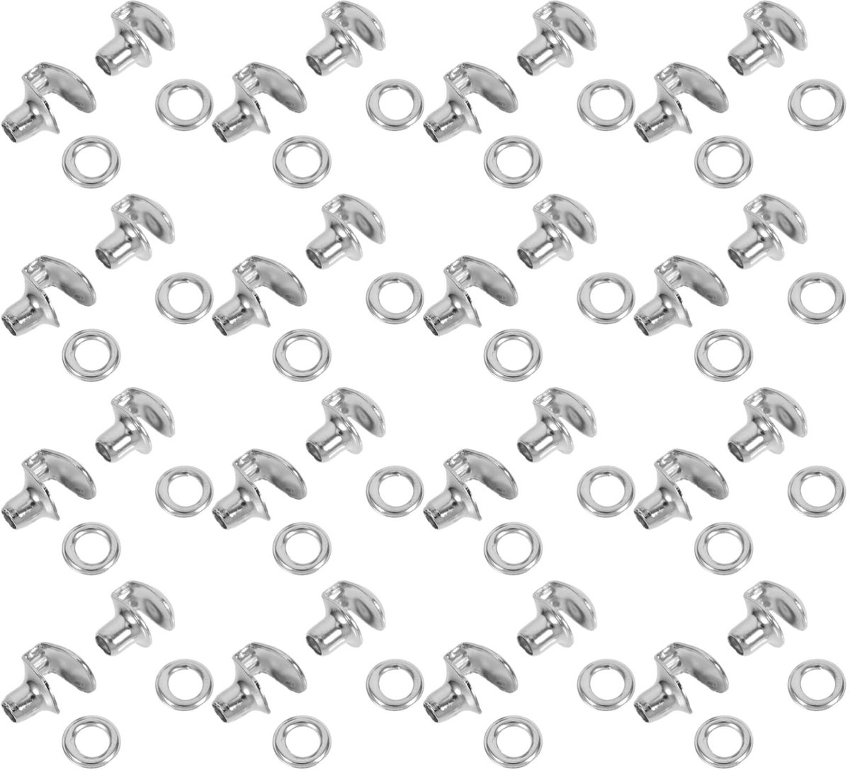 Dailygoods- Veters Gespen 20 Stuks - Messing Haken - Laarzen Haken - Schoenen Reparatie - Klinknagels - Duurzaam Materiaal - Schoenaccessoires