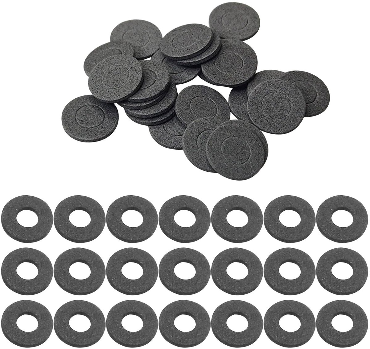 Dailygoods- Schokabsorberende Pads - 100 Stuks - Auto Accessoire - Geluidsisolatie - Antislip - Duurzaam - Dempers