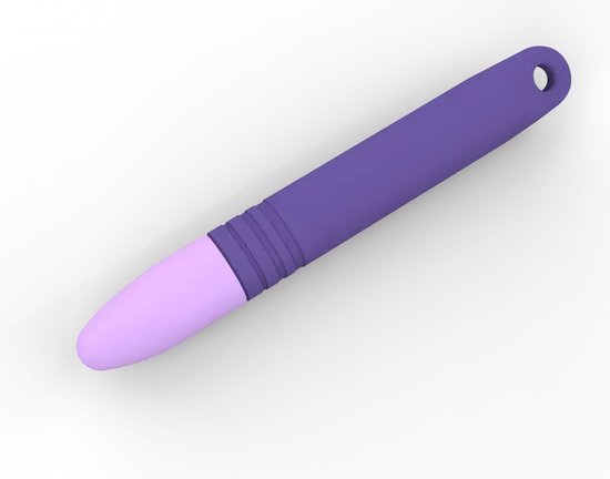 SBG Zachte Kindvriendelijke Stylus Pen - Tabletpen voor Kinderen - Geschikt voor Telefoon, Tablet en iPad - voor Tekenen en Schetsen - Compatibel met o.a. iPad, Samsung Tab & Lenovo Tab - Paars van Merkloos — afbeelding 4