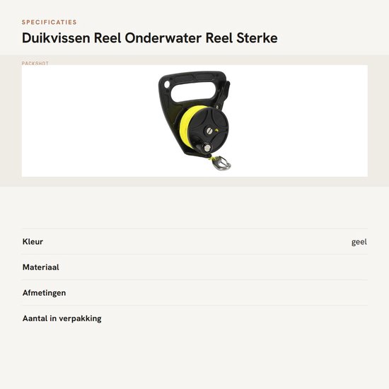 JHUBERS- Duikreel Sterke anti-corrosie - Snorkelen - Onderwater watersporten - Haak - Lichtgewicht - Duurzaam materiaal - Duiklijn van Jhubers — afbeelding 3