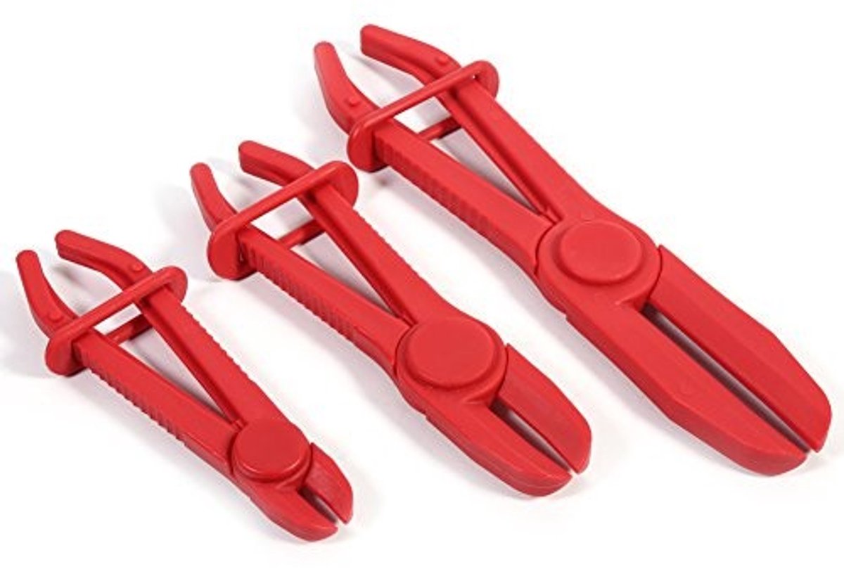 Dailygoods- Slangklem Flexibele Lijntangset - Remslangklem - Koelvloeistof/Brandstofleidingen - Hoge Zichtbaarheid - Schadepreventie - Veiligheidsconstructie - Slangtang