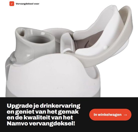 JHUBERS- Waterflesdeksel Vervangend - Geschikt voor Owala - Lekvrij - BPA-vrij - Voor 473ml/720ml/940ml/1120ml - Eenvoudige bediening - Waterfles van Jhubers — afbeelding 2