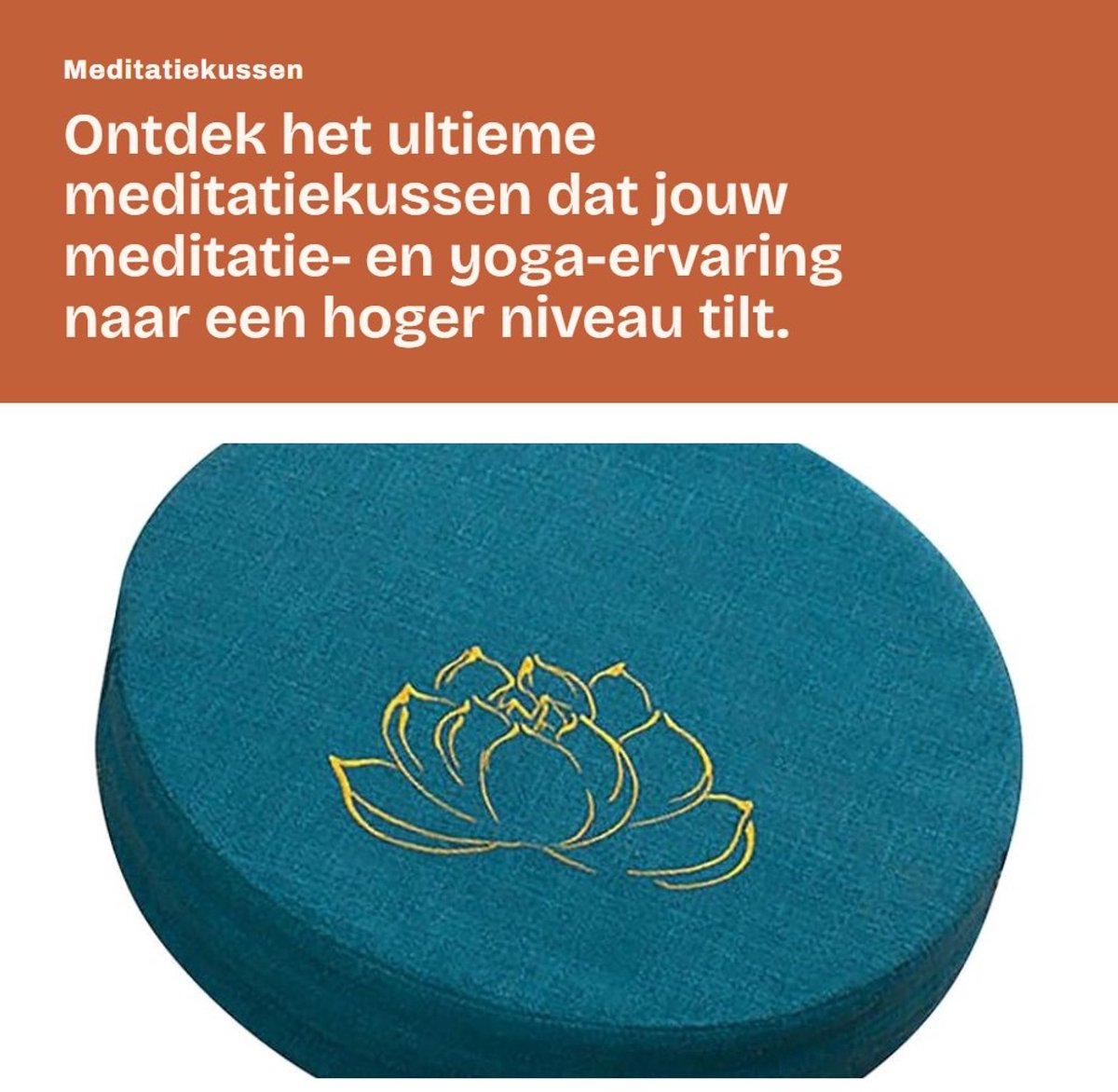 Dailygoods- Meditatiekussen Wasbaar - Ronde Vloerkussen - Minimalistisch Design - Linnen Materiaal - Duurzame Vulling - Comfortabele Zitervaring