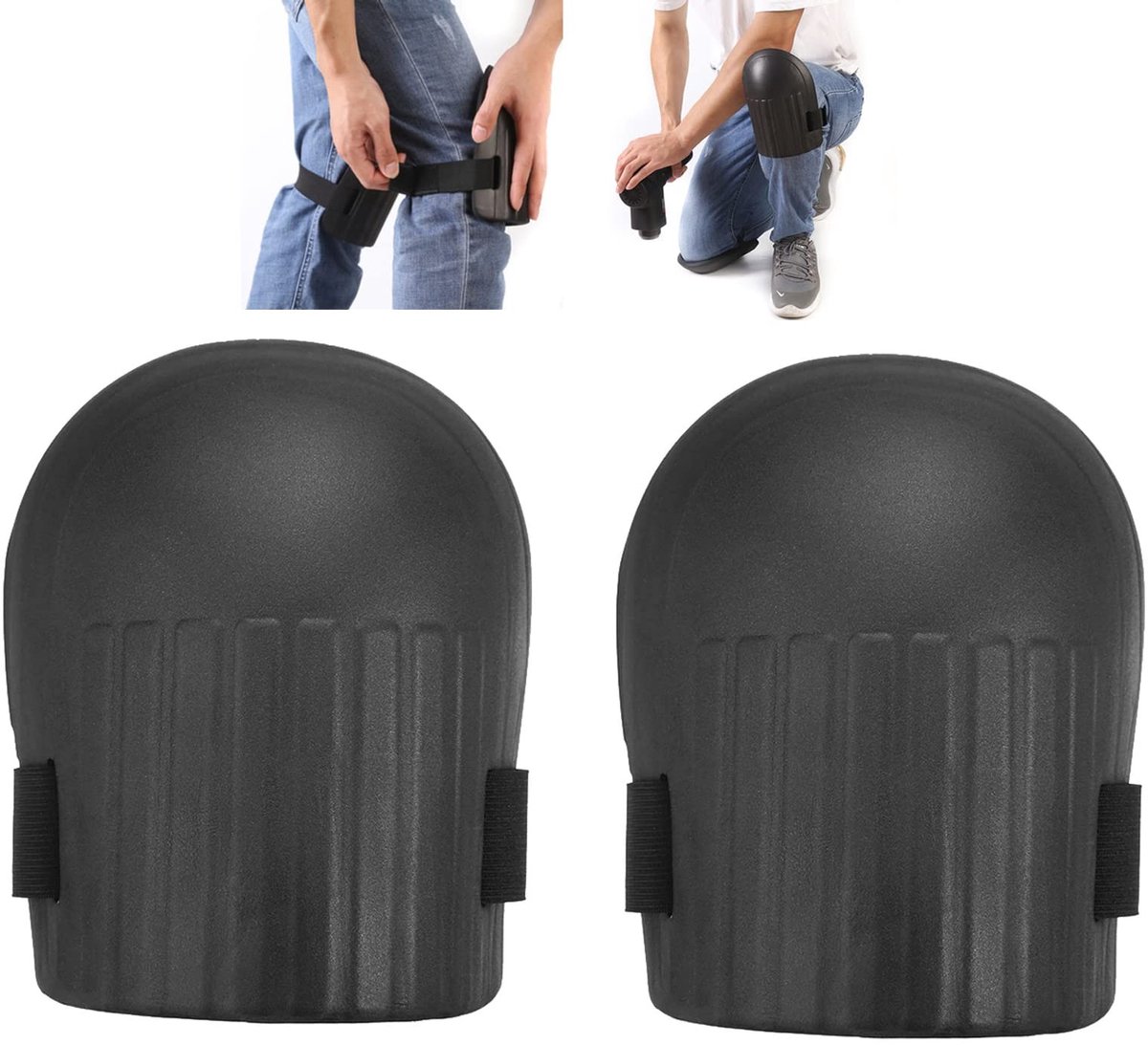 Dailygoods- Kniebeschermer Lichtgewicht - Kniebeschermers Tuin - Knie Pads - Schuim - Tuinieren - Vloer Schoonmaken - 17 x 13 cm - Kniepad
