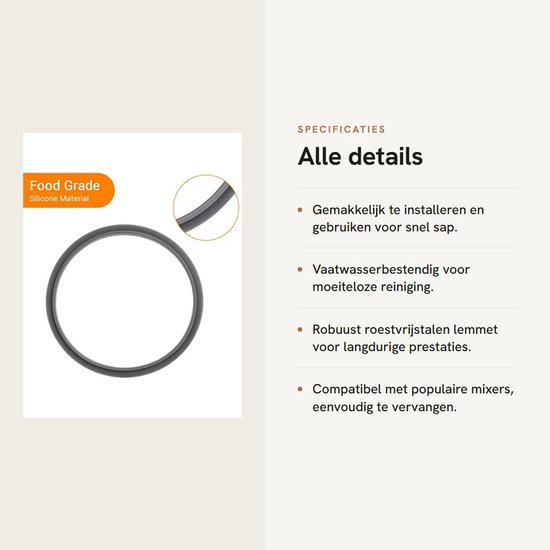 Allecto - Vervanging Cross Extractor - Hoogwaardige Mesjes - Multi - Blender Accessoires - Geschikt voor 900W Blender - Lemmet van Allecto — afbeelding 4