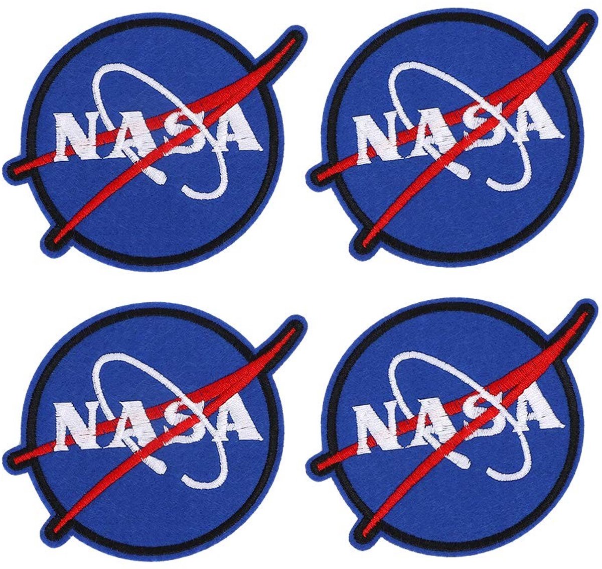 Dailygoods- Geborduurde Patches 8 Stuks - Applicaties voor Kleding - Naaidecoratie - Doe-Het-Zelf Stijl - IJzer Op Logo - Hoogwaardig Katoen