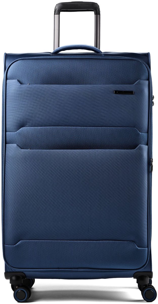cocoono Mauritius 4 wielen Trolley L 81 cm met uitbreidingsplooi - Harde bagage - TSA slot - navy