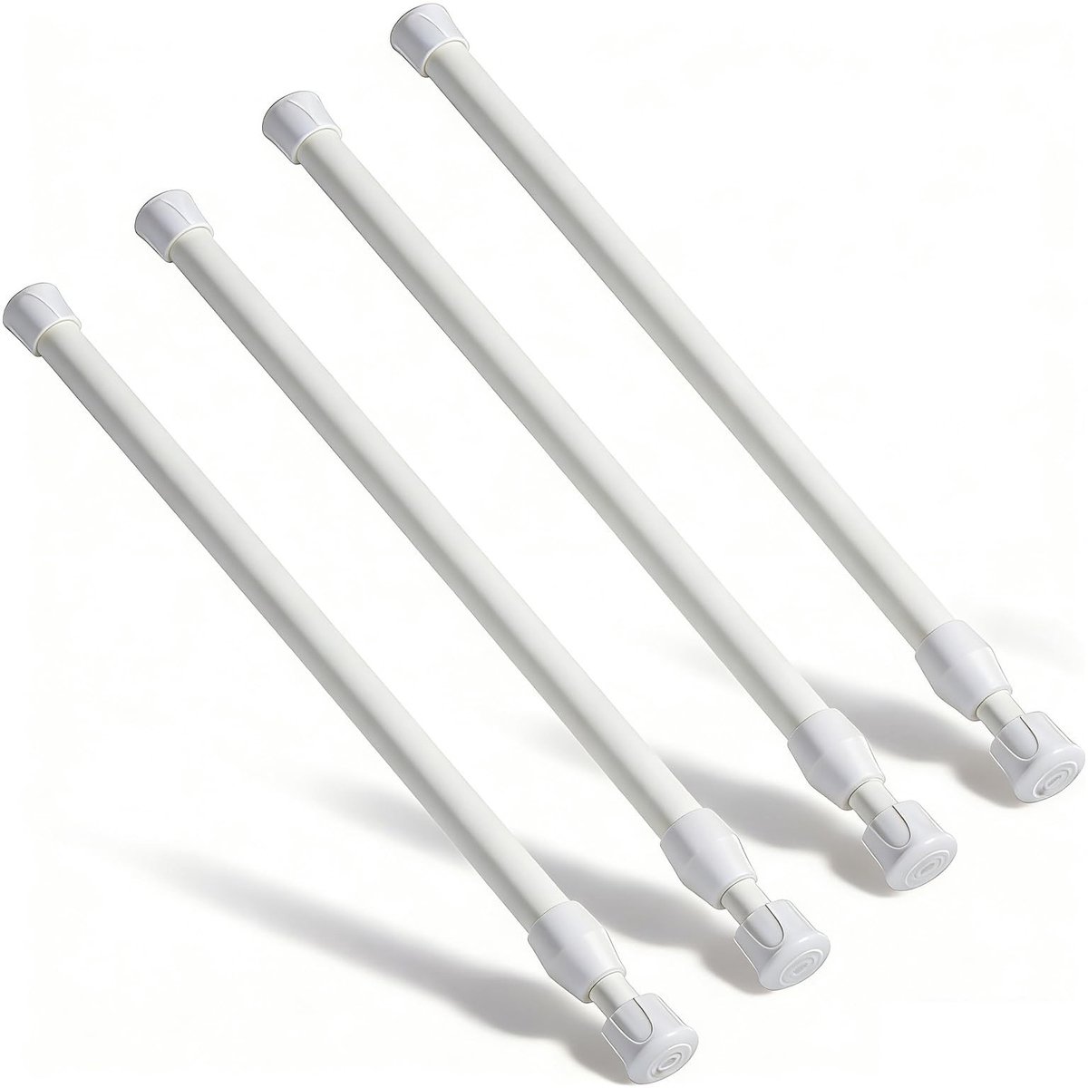 Dailygoods- Gordijnroede Uitschuifbaar - Gordijnroede Zonder Boren - Klemstang - Telescoopstang - Verstelbaar - Robuuste Metalen Buis - Spanstang