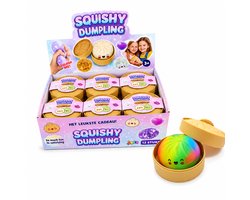 Jeppies® Squishy Dumplings – Stressbal - Fidget Toy – Rainbow kleuren