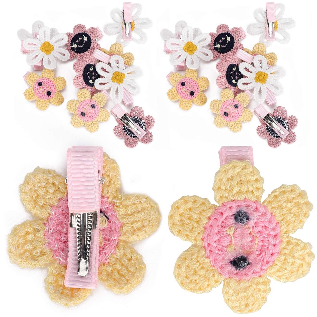 Dailygoods- Haaraccessoires 20 Stuks - Haarspeld voor Huisdieren - Polyester - Strikjes - Geschikt voor Honden/Katten - Decoratie Accessoires - Hondenspelden