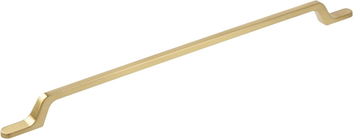 Meubelgreep - Handgreep Kast - Kast Deur - Gebogen Rand - 320 mm - Goudmessing