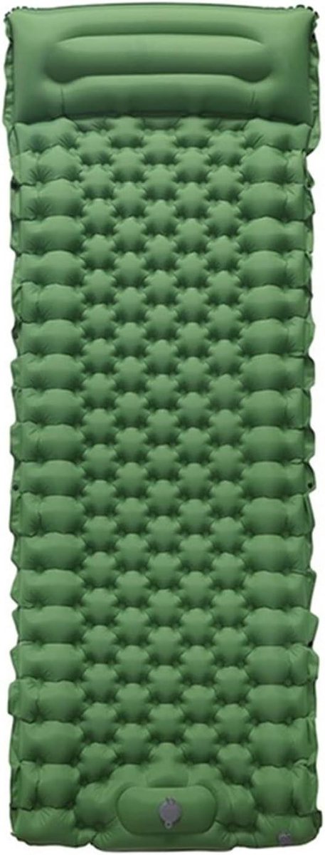 Opvouwbare Picknickdeken Air Matras Opblaasbare Matras Draagbare Camping Mat Double Slaapbord Ultralight Vouwen Bed Reizen Slaap Mat met Hoofdkussen Zelfopblaasbare Luchtmatras(Australia)