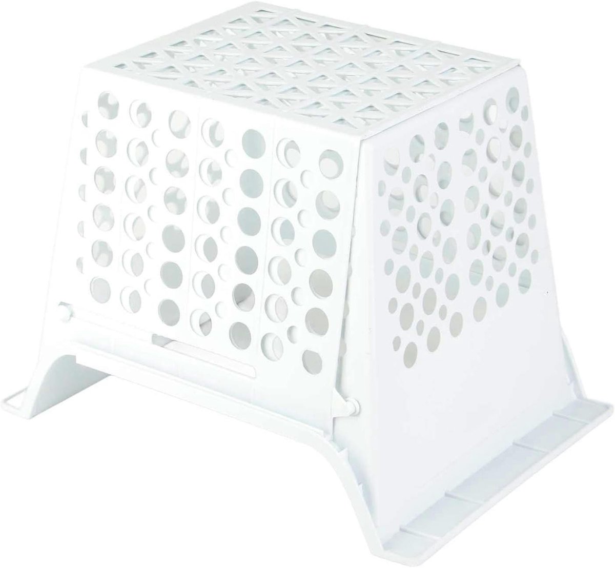 Vriezer Opbergmand - Diepvries Organizer - Keuken Organiseren - Uitbreidbaar Ontwerp - 2 Pack - Wit