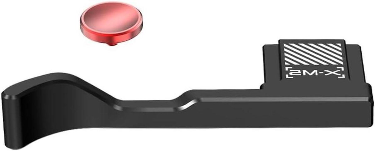 Camera Duimgreep - Stabilisator Handvat - Verbeterde Fotografie - Aluminiumlegering Constructie - 6.5 x 2.2 x 1 cm - Zwart