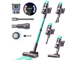 V5 Cordless Vacuum Cleaner, 55Kpa/600W/80Min Freestanding, Ultra Long Battery Life with Automatic Mode for Carpet, Pet Hair and Hard Floors