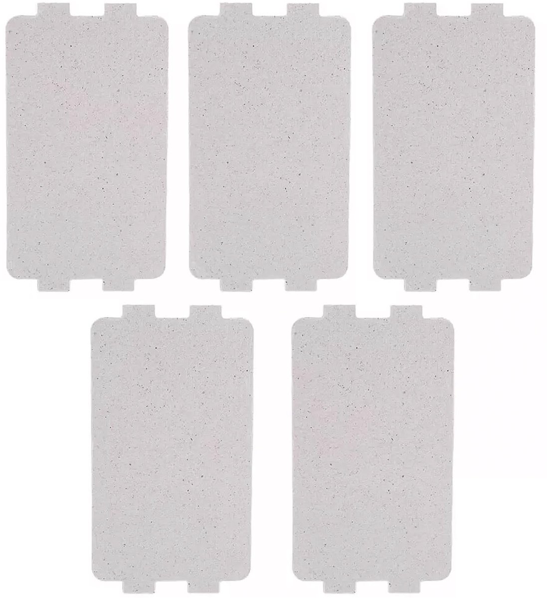 Dailygoods- Magnetrononderdelen 5x Mica Plaatje - 116 x 64 mm - Duurzaam - Temperatuurweerstand - Gemakkelijk te vervangen - Hoge prestaties - Micaplaat