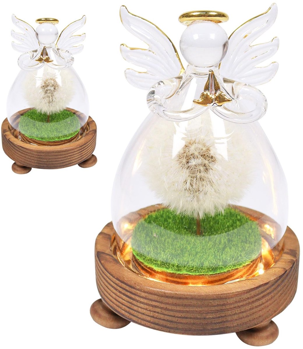Vt Goods - Cadeaus voor vrouwen - Echte paardenbloem in glas - met