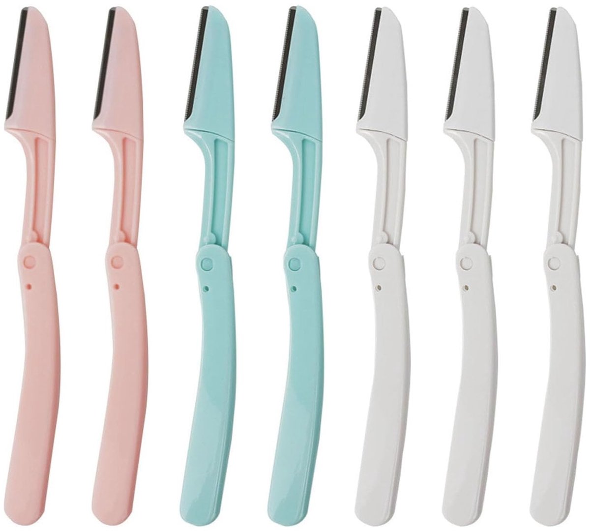 Dailygoods- Veiligheidsscheerapparaat - Opvouwbaar - Wenkbrauwtrimmer - Hypoallergeen - Lichtgewicht - Roestvrijstalen mes