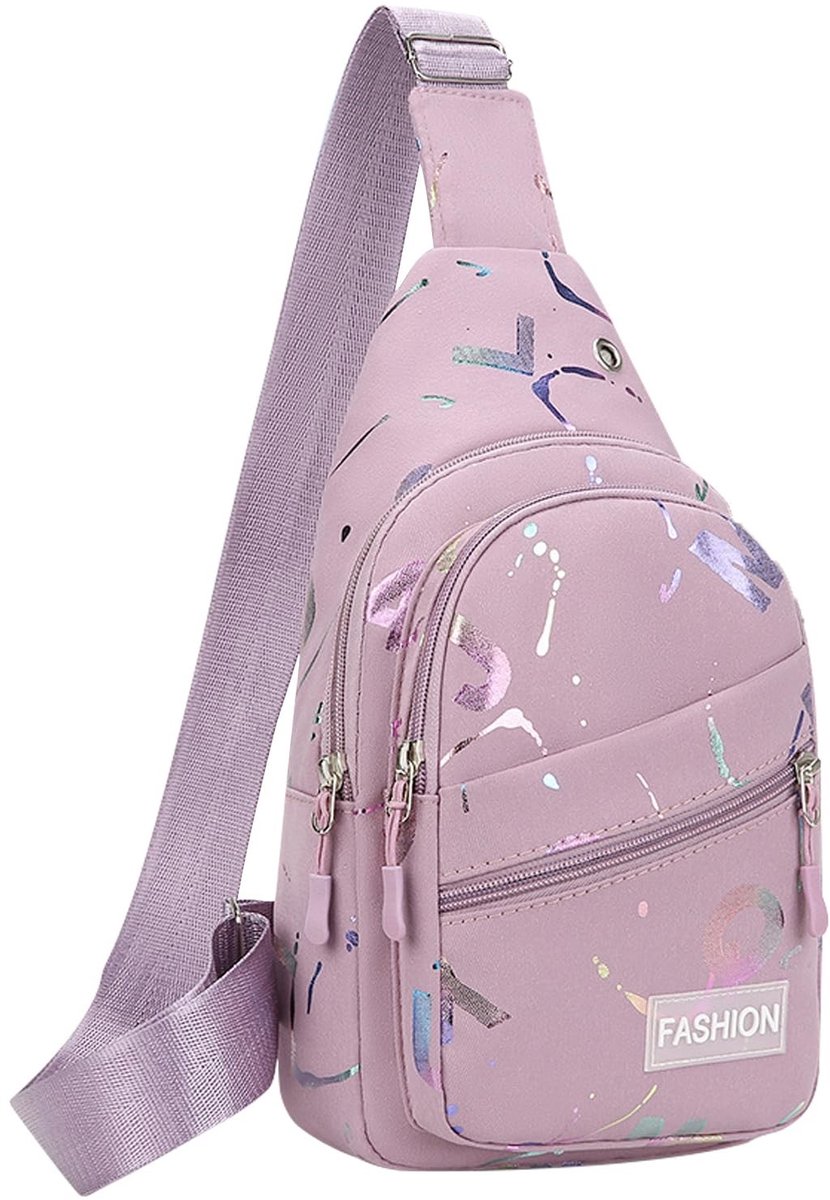 Dailygoods- Schoudertas Waterdicht - Crossbody Tas Dames - Verstelbare Schouderriem 57-113 cm - Compact Formaat - Hoogwaardig Nylon - Ideaal voor Winkelen/Fietsen