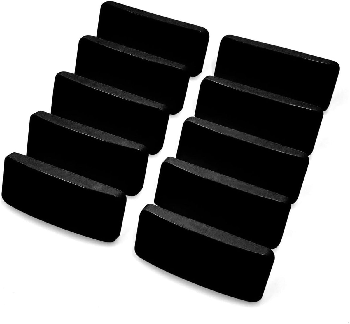 Dailygoods- Wiggen 10 Stuks - Sterk en Duurzaam - UV-Stabiel Plastic - Raamwiggen - Verbeterde Isolatie - Eenvoudige Montage - Beveiliging tegen Inbraak