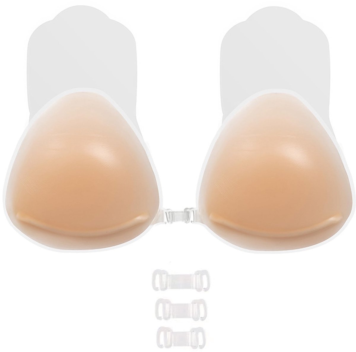 Dailygoods- Plakbeha Onzichtbaar - Siliconen Plakbeha - Push-up Beha - Herbruikbare Beha - Zelfklevende Beha - Huidvriendelijk Materiaal